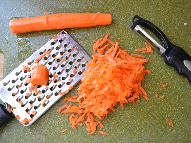 grate carrot