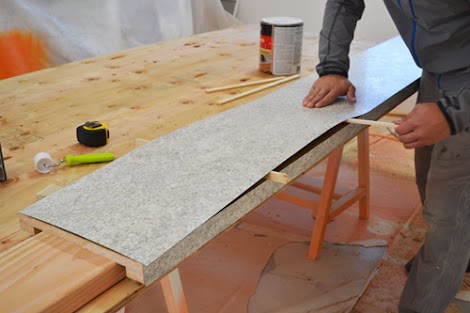 How to paint over formica countertops