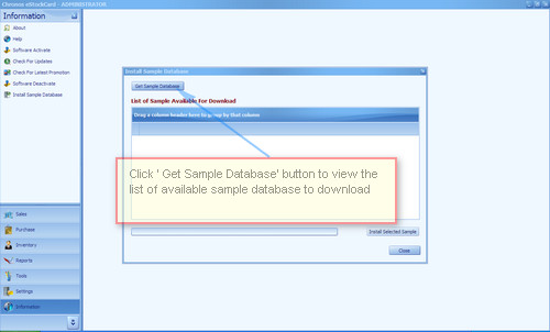 Install Sample Database