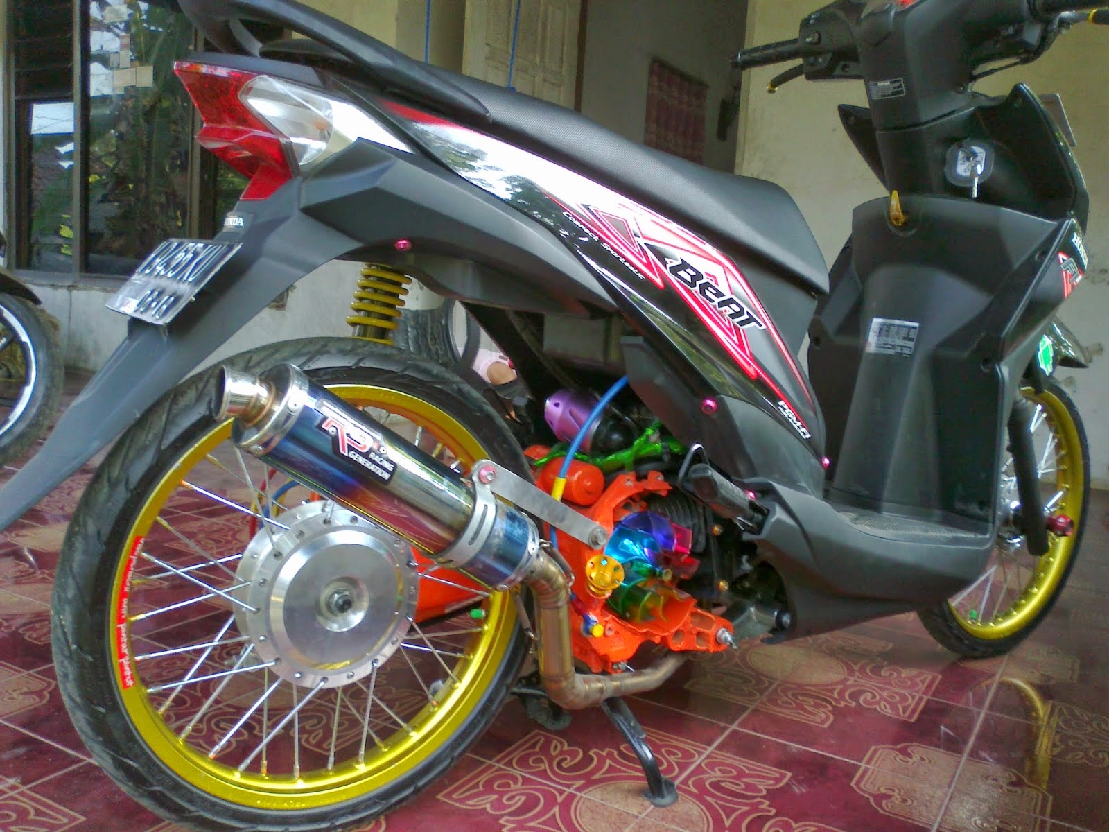 99 Gambar Motor Drag Bike Beat Terupdate Kewak Motor