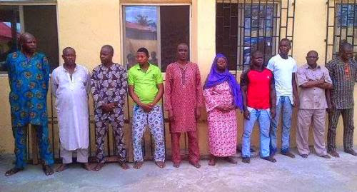 Police Arrest And Parade 12 Suspects Connected To The Ejigbo Women Tortured