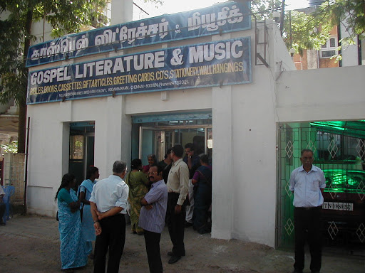 Gospel Literature and Music (GLM), 1st Cross Rd, United India Colony, Kodambakkam, Chennai, Tamil Nadu 600024, India, Religious_Book_Store, state TN