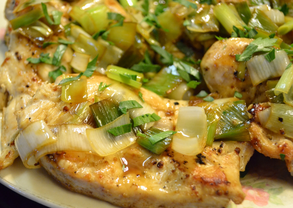 Over at Julie's: Chicken Breasts with Leek and Marsala Wine Sauce