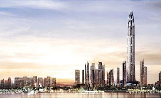 Nakheel Tower setinggi 1 km