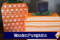 Wooden Pumpkins