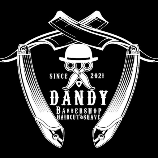 Dandy barbershop frisör kvarnholmen nacka logo