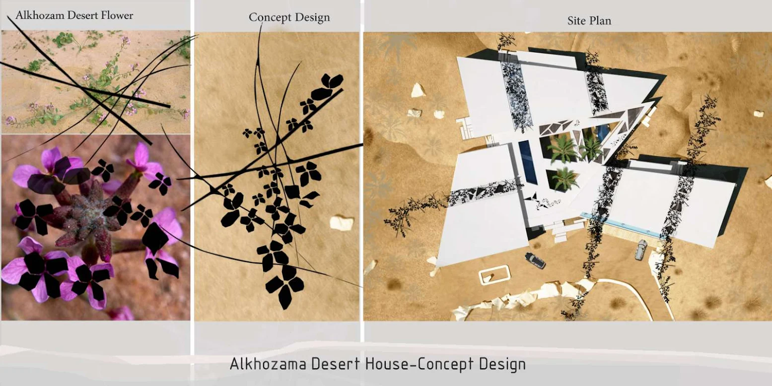 Alkhozama Desert House by Ark Kassam Architects
