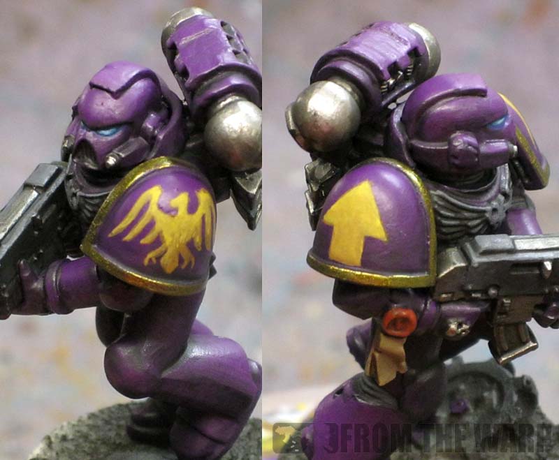 How to paint a Hawk Lord Space Marine.