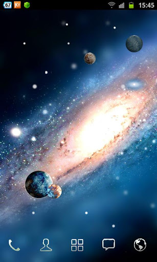Galaxy S4 Space Live Wallpaper apk