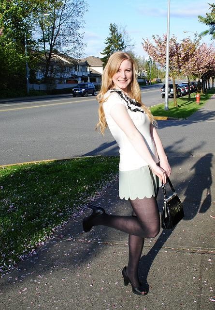 Vancouver Vogue: DIY Project: Scallopped Shorts