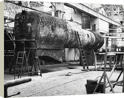 Canvas Prints of AV Boiler Shop, December 1962 from Steam