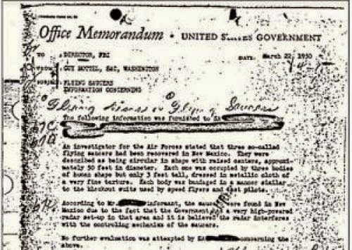 Fbi Denies Ufo Claim In The 1950 Memo