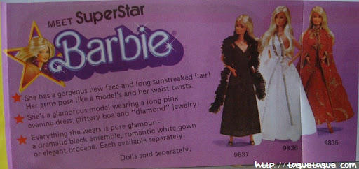 mi Babie Favorita 1977 - Barbie Superstar: reproducción del catálogo de Barbie de 1977