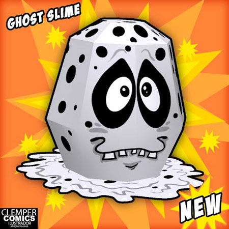Slime Ghost Paper Toy
