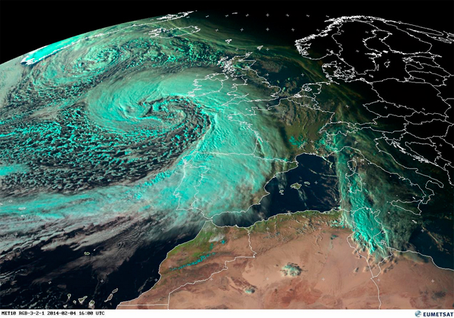 El temporal marítimo, de vientos y lluvias se extiende a más regiones