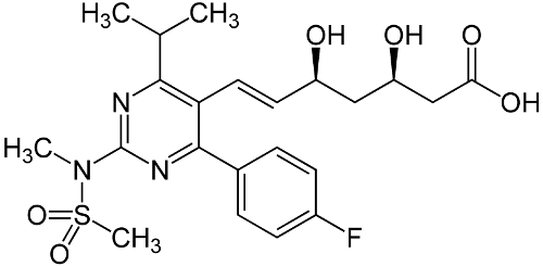 Structure Of Rosuvastatin Calcium