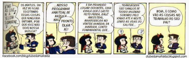 Clube da Mafalda: Tirinha 589