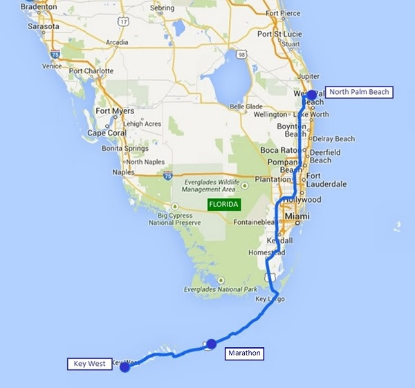 Palm Beach-Key West-Marathon - Costa este de EEUU: 3250 millas de Boston a los Cayos de Florida (1)