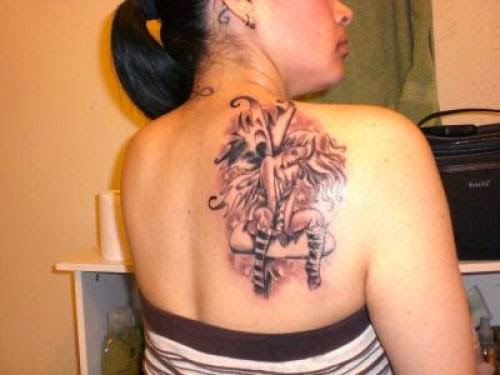 Upper Back Tattoo Designs For Women