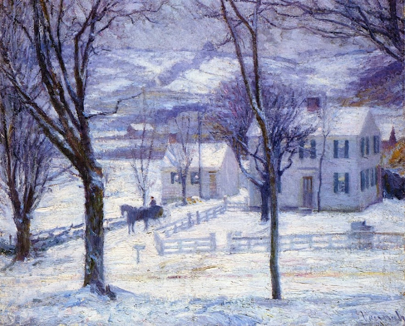 Robert Vonnoh - Teacher Going Home