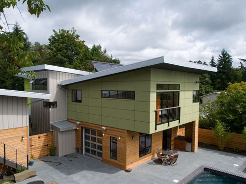 Minimalist and Stylish Single Family Prefab Home in Kirkland