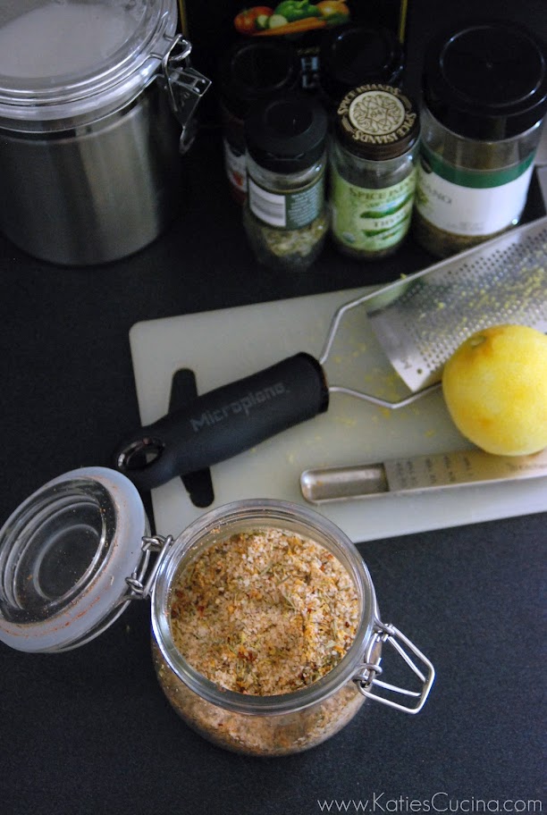 Homemade Lemon Herb Seasoning Mix ~ Freckled Californian ~ A