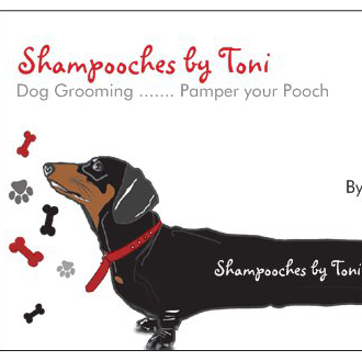 Shampooches by Toni, Dog Grooming logo
