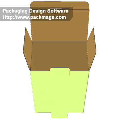 Tuck-end corrugated box templates