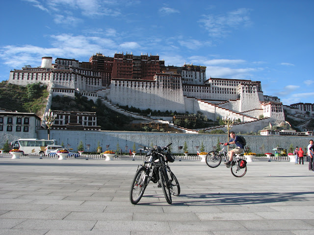 Looks easy? You try a wheelie at 3700m!