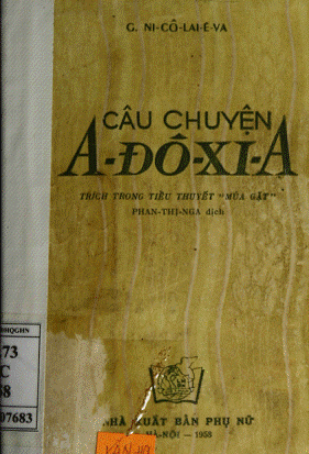 Cau Chuyện A đo Xi A Nxb Phụ Nữ 1958 G Ni Co Lai E Va 166 Trang Sach Việt Nam