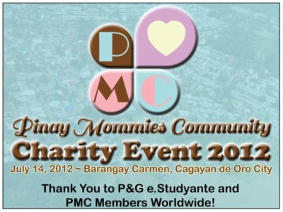 PMC, PMC Charity event, P&G e.studyante, mum's for a cause