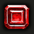 Flawless Square Ruby