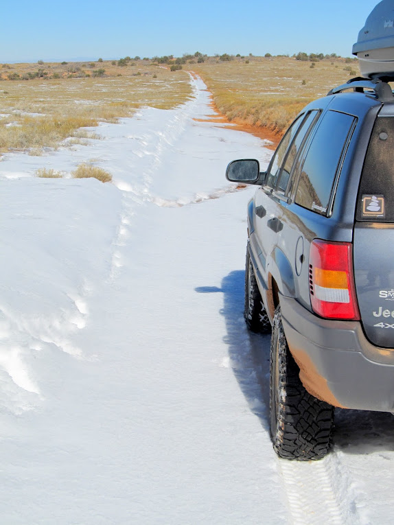 The road across High Spur