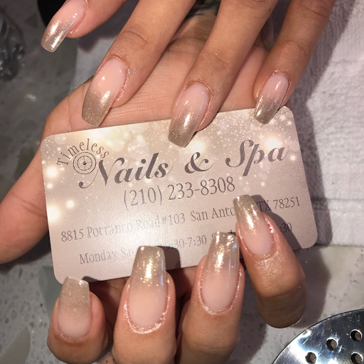 Timeless nails and spa logo