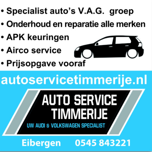 Auto Service Timmerije Audi-Volkswagen specialist