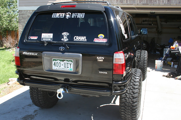 Addicted Offroad's bolt on Rear bumper for 3rd gen 4runners.