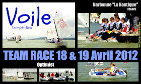 Optimist Voile course_par_équipe Team_race Narbonne La_Nautique Génération_Opti
