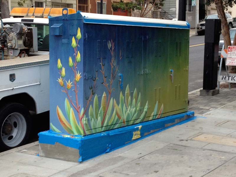 I've been given permission to paint utility boxes around my city; here