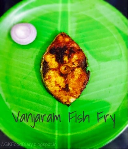 Vanjaram Fish Fry Recipe (Vanjaram Meen Varuval/Seer Fish Fry)