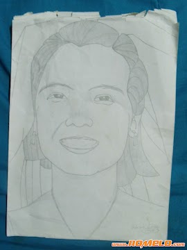 Pencil Sketch Of My Wife