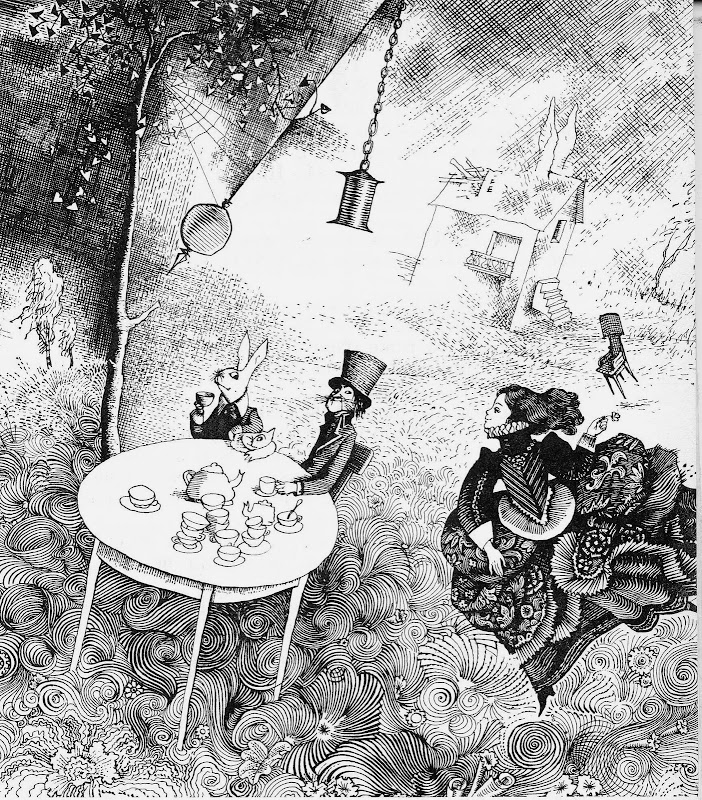Иллюстрация из книги «Алиса в стране чудес»