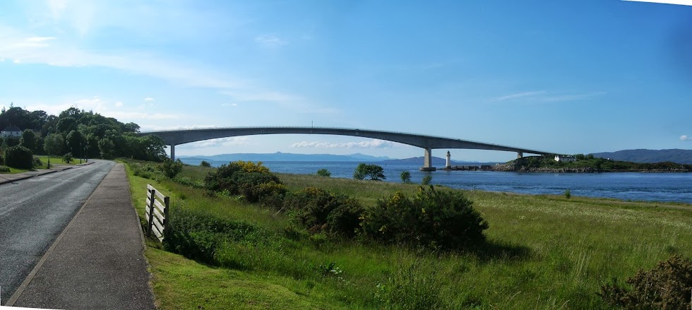 Il ponte che congiunge Skye alla "terraferma" visto da Kyleakin