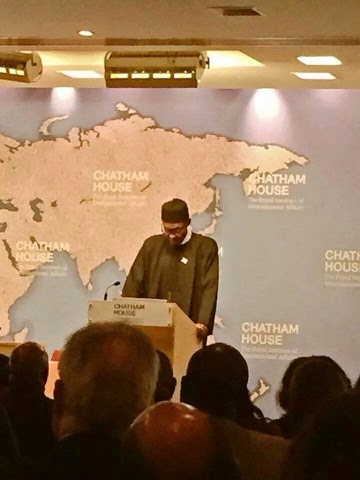 Read full transcript of Buhari's Speech at Chatham House London Today February 26 2015. 4
