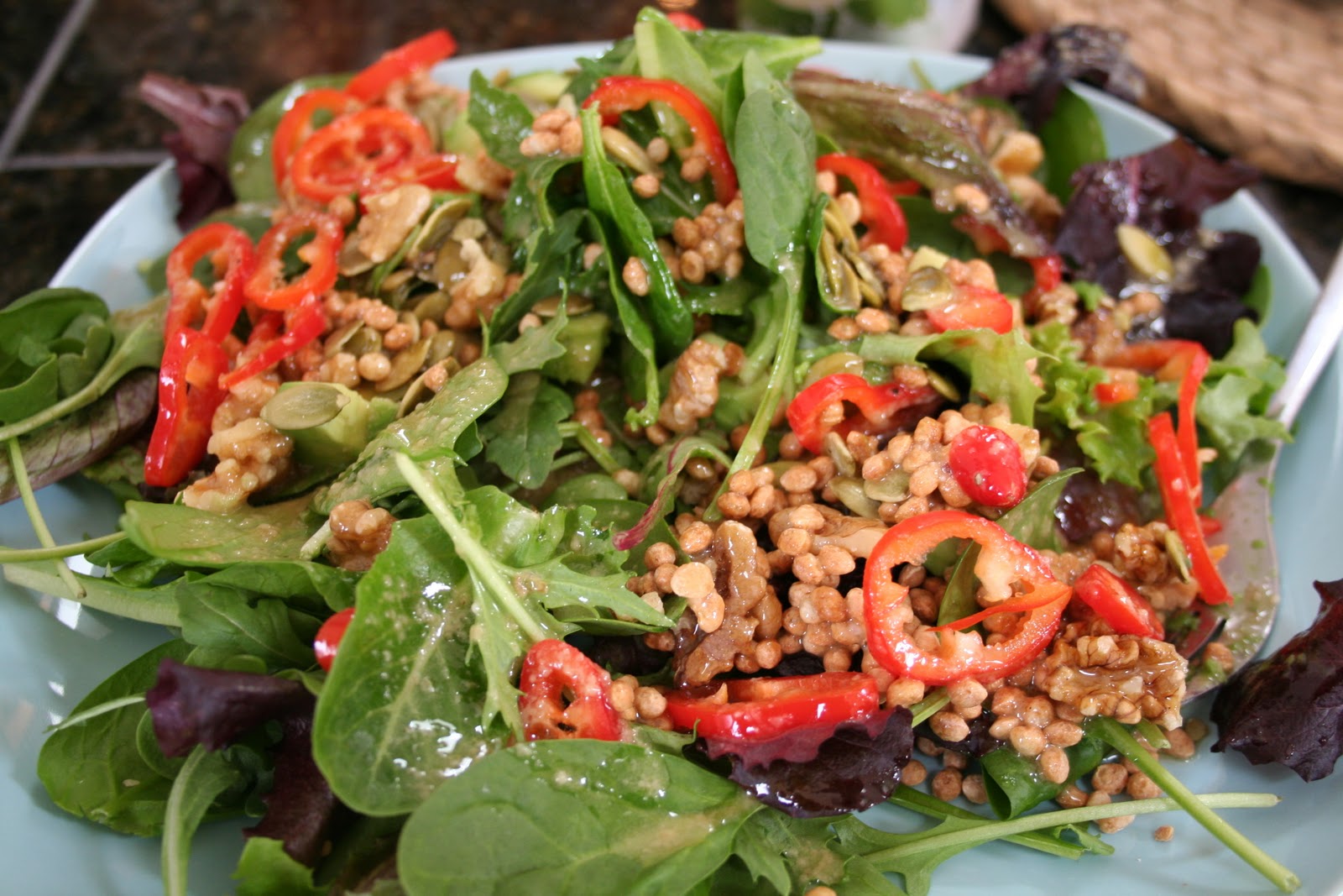 It's Free!: Crunchy Mixed Greens Salad