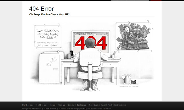 ＊充滿創意的404錯誤頁面｜404 Not Found Error Web page 7