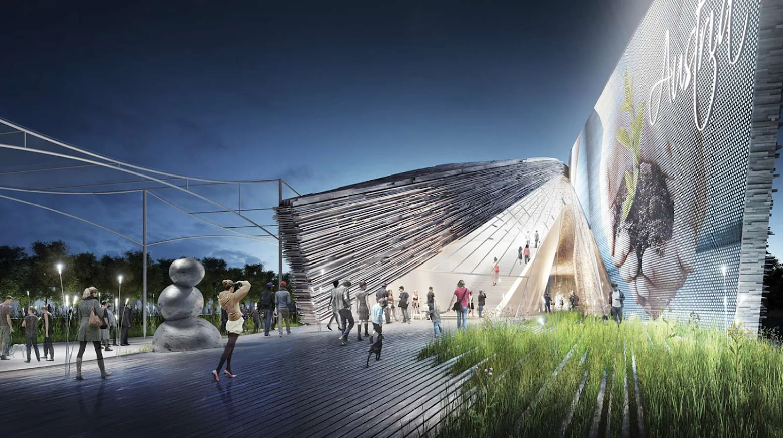 Austrian Pavilion Expo 2015 by Bence Pap and