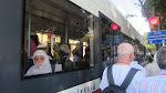 The light rail comes right up to you if you're not careful The light rail comes right up to you if you're not careful