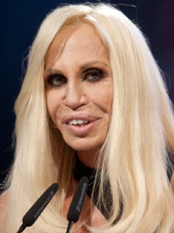 DIARY OF A CLOTHESHORSE: CHANGING FACES - DONATELLA VERSACE