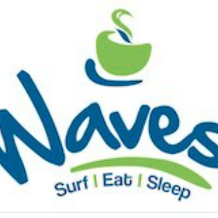 Waves Surf Cafe logo