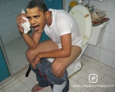 EL DINARÓLOGO.... Obama_cagando